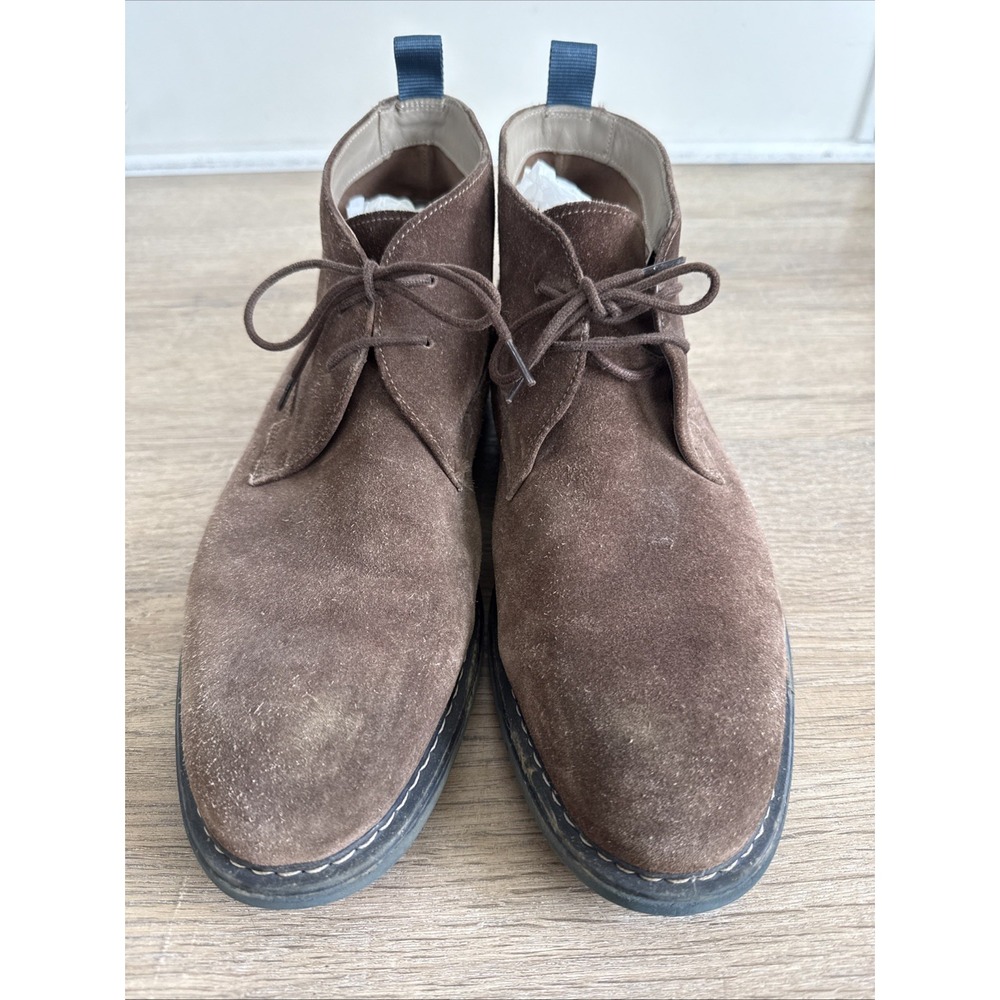 Clarks C&J TOR England Brown Leather Suede Boots Plus Cushion Men's Size 11 US